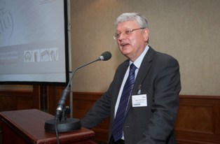 David Perchard addressing delegates at the Alupro event